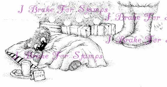 Waiting For Santa Shy Bear