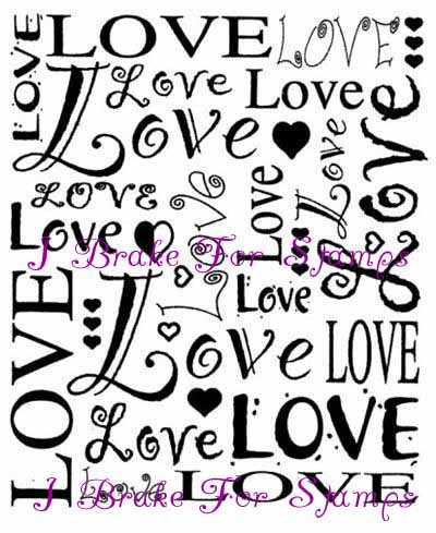 LOVE Text Background