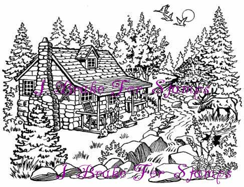 Large Cabin by the Stream