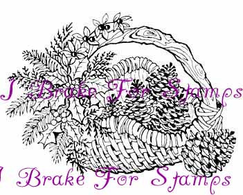 Basket of Pine Cones