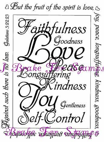 The Fruit of the Spirit - Large