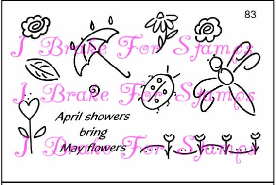 #MS83  Spring Half Sheet