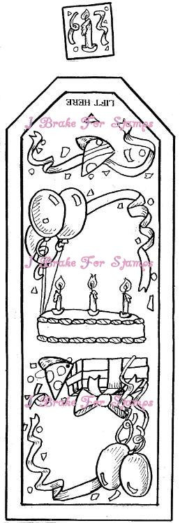 Birthday Tea Bag Wrapper