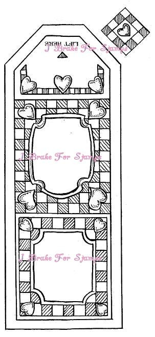 Hearts Tea Bag Wrapper