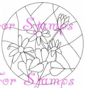 Stained Glass Flowers #2