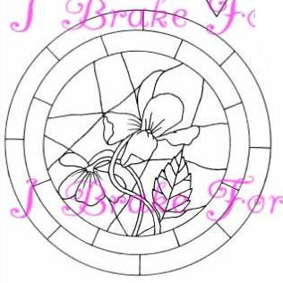 Stained Glass Flowers #3