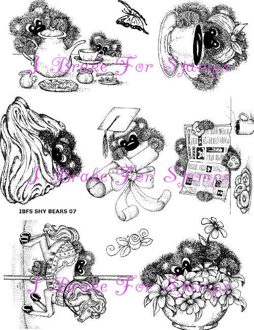 Shy Bears Plate 7 1