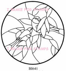 Stained Glass Goldfinch