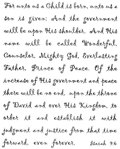 For Unto Us Background