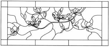 Stained Glass Magnolia
