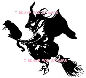 Large Witch with Cat