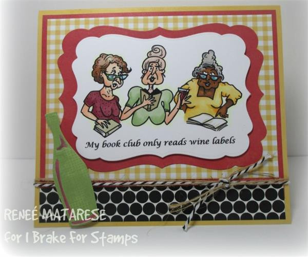 Book Club SET  (phrase included) Humorous Seniors ES1012-2A