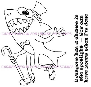 Well Dressed Showman Shark The Spotlight Curiosity Carmen Medlin Designs