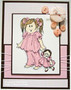 Bedtime Buddies Boy and Girl Sleepytime Rubber Stamps designed by Rick St Dennis RSDIBFS019-00