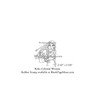 Boho Celestial Star Girl Art Rubber Stamp TTS106
