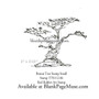 Bonsai Tree Small Art Rubber Stamp TTS112-04