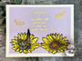 Butterfly Breezes CLEAR Stamp Set Butterflies Sunflower Wishing Sentiment BPMclBrz