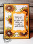 Butterfly Breezes CLEAR Stamp Set Butterflies Sunflower Wishing Sentiment BPMclBrz