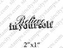 Believe in Yourself Word Art Phrase Rubber Stamp