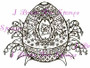 Easter Egg with Lillies