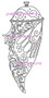 Butterfly Chrysalis Change rubber stamp Carmen Medlin Designs
