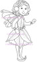 Stargazer Flower Fairy rubber stamp Carmen Medlin Designs