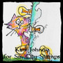 Sending Smiles Whimsical Mail Art Rubber Stamp Sheet by Rick St Dennis MFA SCRSD-01