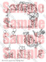 Sending Smiles Whimsical Mail Art Rubber Stamp Sheet by Rick St Dennis MFA SCRSD-01