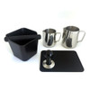 Espresso Coffee Barista Accessory Package - BLACK HANDLE