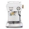 ASCASO DREAM PID Espresso Coffee Machine - ASCASO I-MINI Doser-less Coffee Grinder - MATTE WHITE - Combo