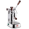 LA PAVONI PROFESSIONAL Lever 1.6L Espresso Coffee Machine - WOOD - EUREKA MIGNON SPECIALITA Coffee Grinder - CHROME - Package