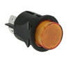 ORANGE Illuminated DPST Switch - Hole 25mm - 16A 250V