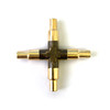 4-Way CROSS - fitting / connector - 5mm - LELIT 2200110