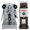 LELIT PL62X MARA X L58E 1.8L Espresso Coffee Machine V2 - LELIT WILLIAM Coffee Grinder - Package