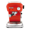 ASCASO DREAM Espresso Coffee Machine - V3 - GLOSS RED - ASCASO I-MINI Doser-less Coffee Grinder - ALUMINIUM - With Accessories
