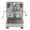 LELIT PL162T BIANCA e61 Double Boiler PID 0.8/1.5L Espresso Coffee Machine - V2 - LELIT WILLIAM Coffee Grinder - POLISED STAINLESS STEEL - Package - With Accessories