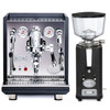 ECM SYNCHRONIKA e61 Double Boiler PID 0.75/2L Espresso Coffee Machine - V3 - BLACK - ECM S-AUTOMATIK 64mm Doser-less Coffee Grinder - MATTE BLACK ANTHRACITE - Package