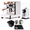LELIT PL162T BIANCA e61 Double Boiler PID 0.8/1.5L Espresso Coffee Machine - V2 - EUREKA MIGNON SPECIALITA Coffee Grinder - CHROME - Package - With Accessories