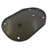 Black Plastic Base Plate Cover - New Style (Screw from underneath) - PAVONI Europiccola