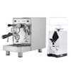 BEZZERA BZ10 1.5L Espresso Coffee Machine - EUREKA MIGNON SILENZIO Coffee Grinder - CHROME - Package - With Accessories