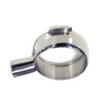 Filter Holder Body Bottomless 58mm - Angled Handle - STAINLESS STEEL 612521/N