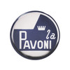 LA PAVONI Adhesive Badge / Sticker - BLACK