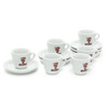 BEZZERA Espresso Cups "BEZZERA VINTAGE" - Set of 6x Cups and Saucers