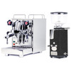 ECM MECHANIKA VI SLIM e61 1.9L Espresso Coffee Machine - ECM S-AUTOMATIK Coffee Grinder - MATTE BLACK ANTHRACITE - Package - With Accessories