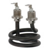 Heating Element 800W 230V - Coil OD 50mm - Immersion 55mm - 2 pole - 1/4" BSPM terminals - ELEKTRA 02973011