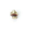 Anti-vacuum Valve + Safety Valve Core - Brass - PAVONI 396754