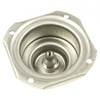 Bottom of Boiler - PRESSED STAINLESS STEEL - 90mm x 90mm - PAVONI - SAECO - 222891400 - 222890600