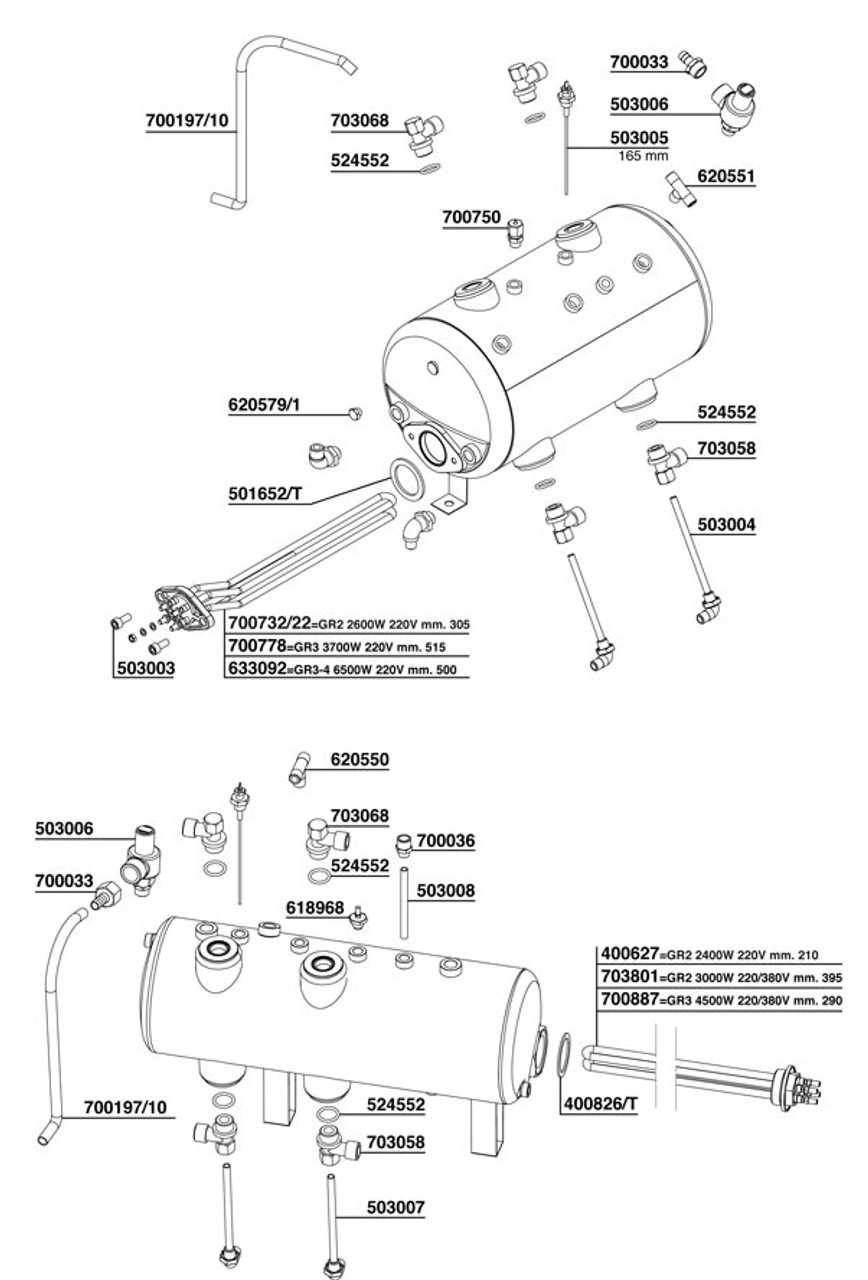 Boiler-Components Heating-Elements