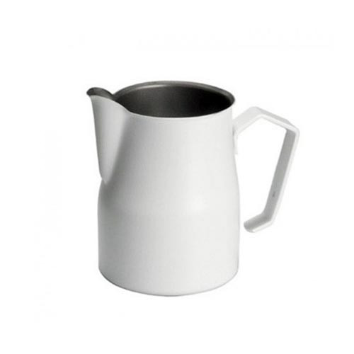 Motta Europa 350ml Milk Steaming Jug / Pitcher White ESPRESSO MACHINE