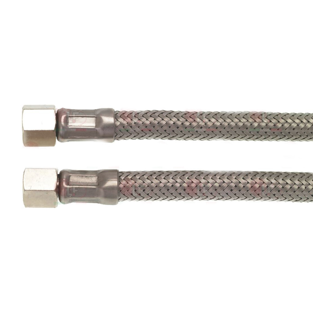 Flexible water hose 1/8 " BSPF Flat Braided Stainless Steel 600